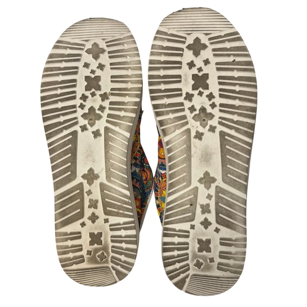 Vionic Beach 11 Slip On Shoes Multicolor Mandala Floral Boho Summer Psychedelic - Picture 7 of 8